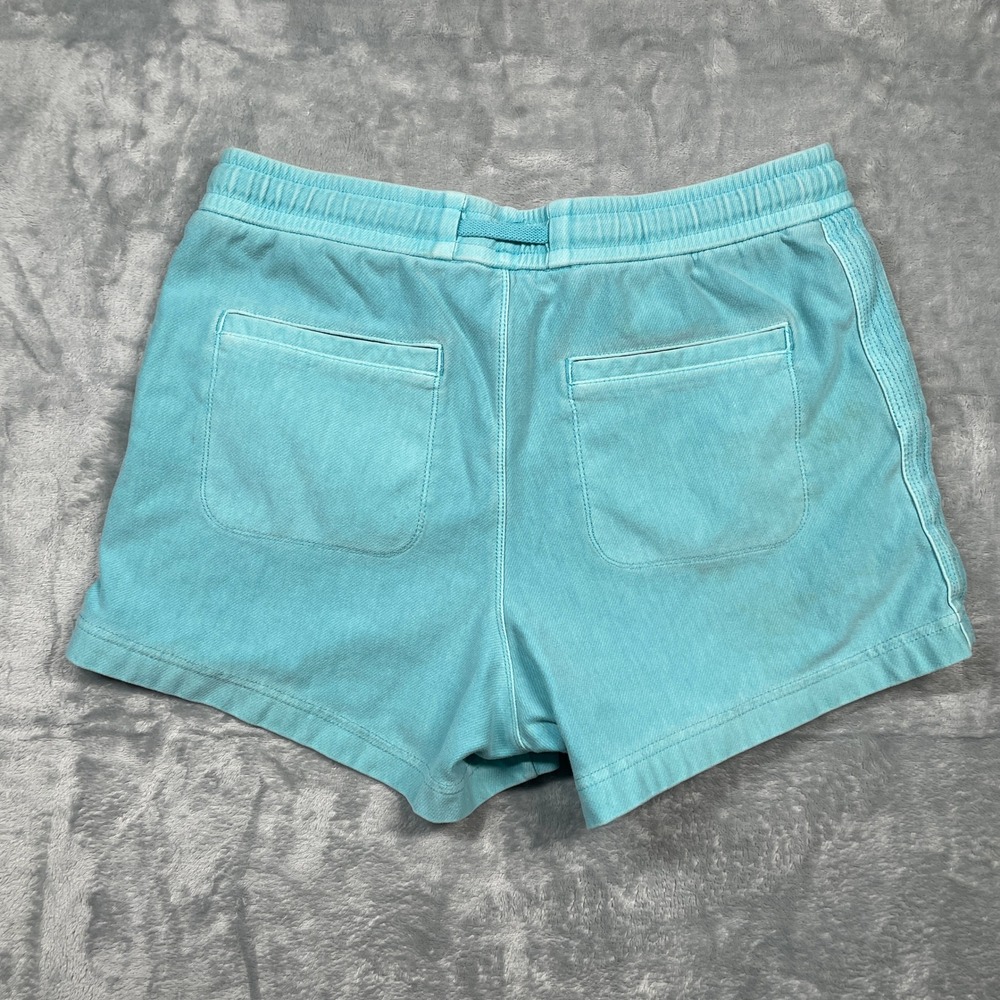 Athleta Light Teal Athletic Drawstring Shorts - Picture 2 of 8